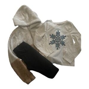 GIRLS SIZE 4/5 BUNDLE-WHITE FAWN-CAT & JACK